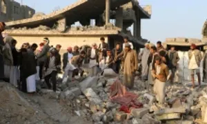 Dân Yemen kể giây phút 'tưởng sẽ chết' khi Mỹ tập kích Houthi Dân Yemen kể giây phút 'tưởng sẽ chết' khi Mỹ tập kích Houthi