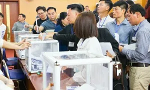 Đất huyện ven Hà Nội trúng đấu giá gần 120 triệu đồng một m2 Đất huyện ven Hà Nội trúng đấu giá gần 120 triệu đồng một m2