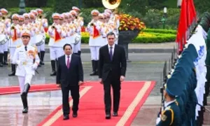 Thủ tướng Phạm Minh Chính chủ trì lễ đón Thủ tướng Tây Ban Nha Thủ tướng Phạm Minh Chính chủ trì lễ đón Thủ tướng Tây Ban Nha