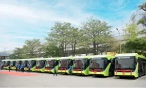 17 bus điện VinFast vận hành tuyến số 34 17 bus điện VinFast vận hành tuyến số 34