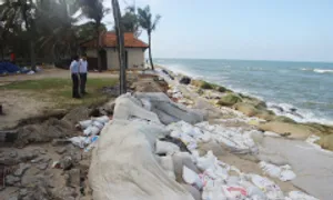 Bờ biển Cửa Đại đang được chống xói lở thế nào? Bờ biển Cửa Đại đang được chống xói lở thế nào?