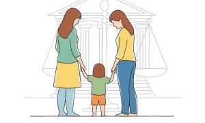 Hai phụ nữ từng yêu nhau tranh chấp quyền nuôi con gái