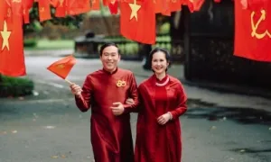 Sao Việt diện sắc đỏ mừng Quốc khánh Sao Việt diện sắc đỏ mừng Quốc khánh